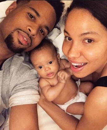 Josiah Bell with his wife  Jurnee Smollett-Bell